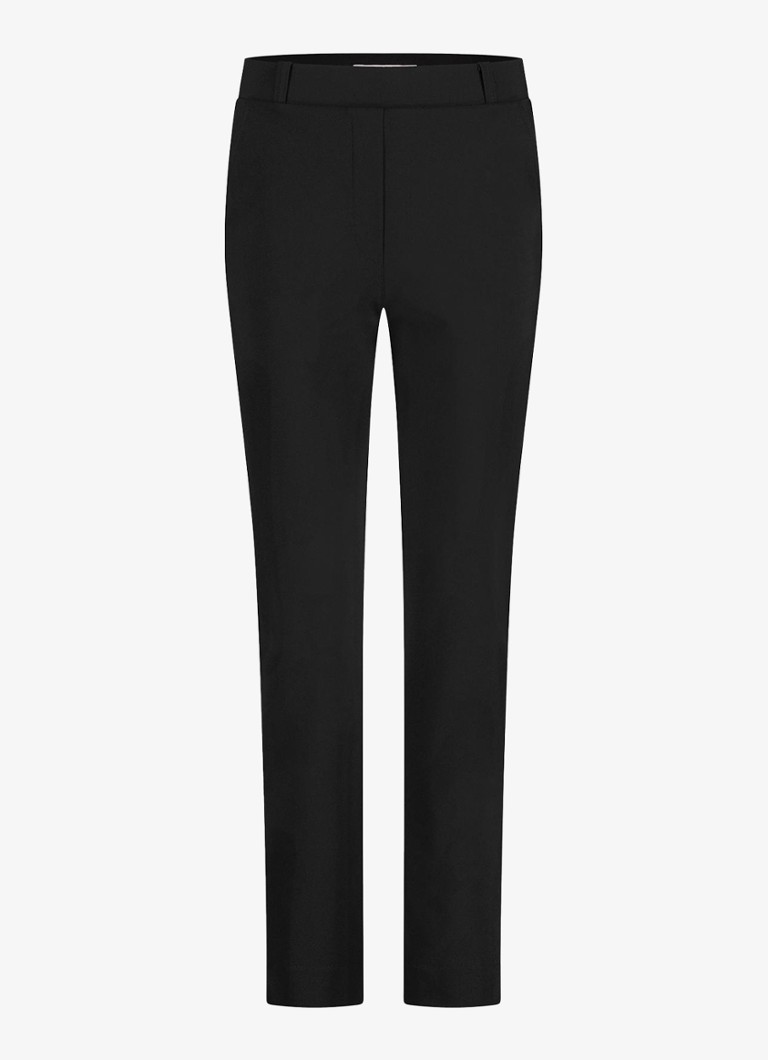Studio Anneloes Anne mid-waist tapered fit cropped trousers with side pockets