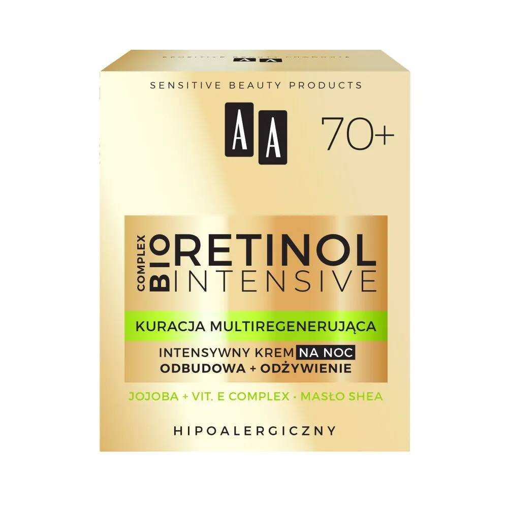 AA Retinol Intensive 70+ Multi-regenererende behandling intensiv natcreme