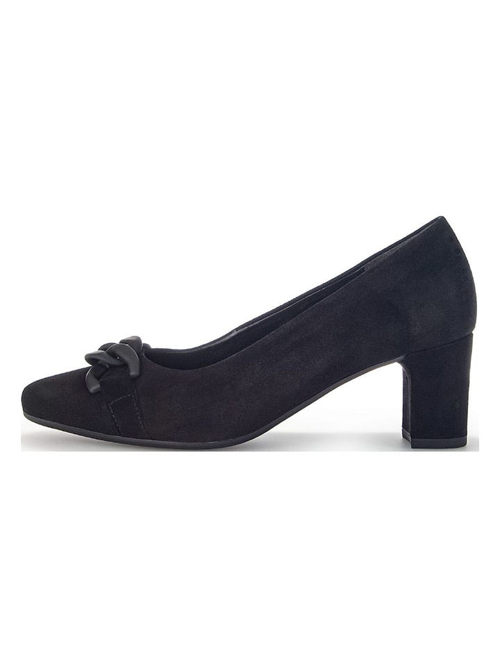Gabor Leder-Pumps in Schwarz günstig kaufen