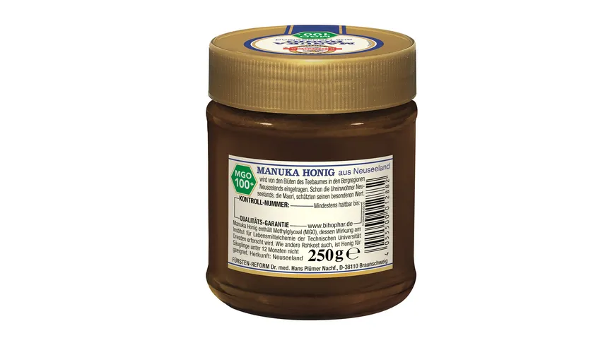 BIHOPHAR Manuka Honig MGO 100+ 250 g