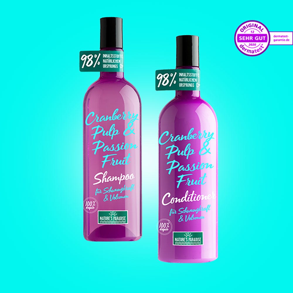 Nature’s Paradise Cranberry & Passion Shampoo 375 ml