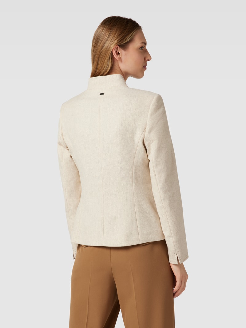 Blazer mit Pattentaschen in ecru