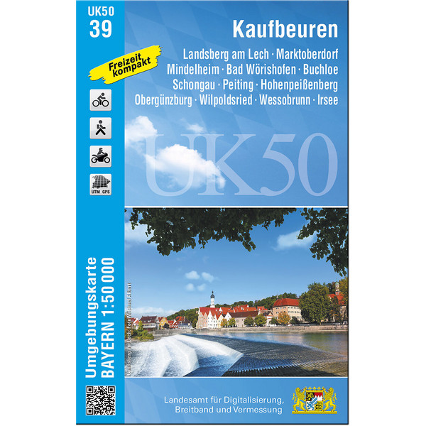KAUFBEUREN 1 : 50 000 (UK50-39) - Wanderkarte