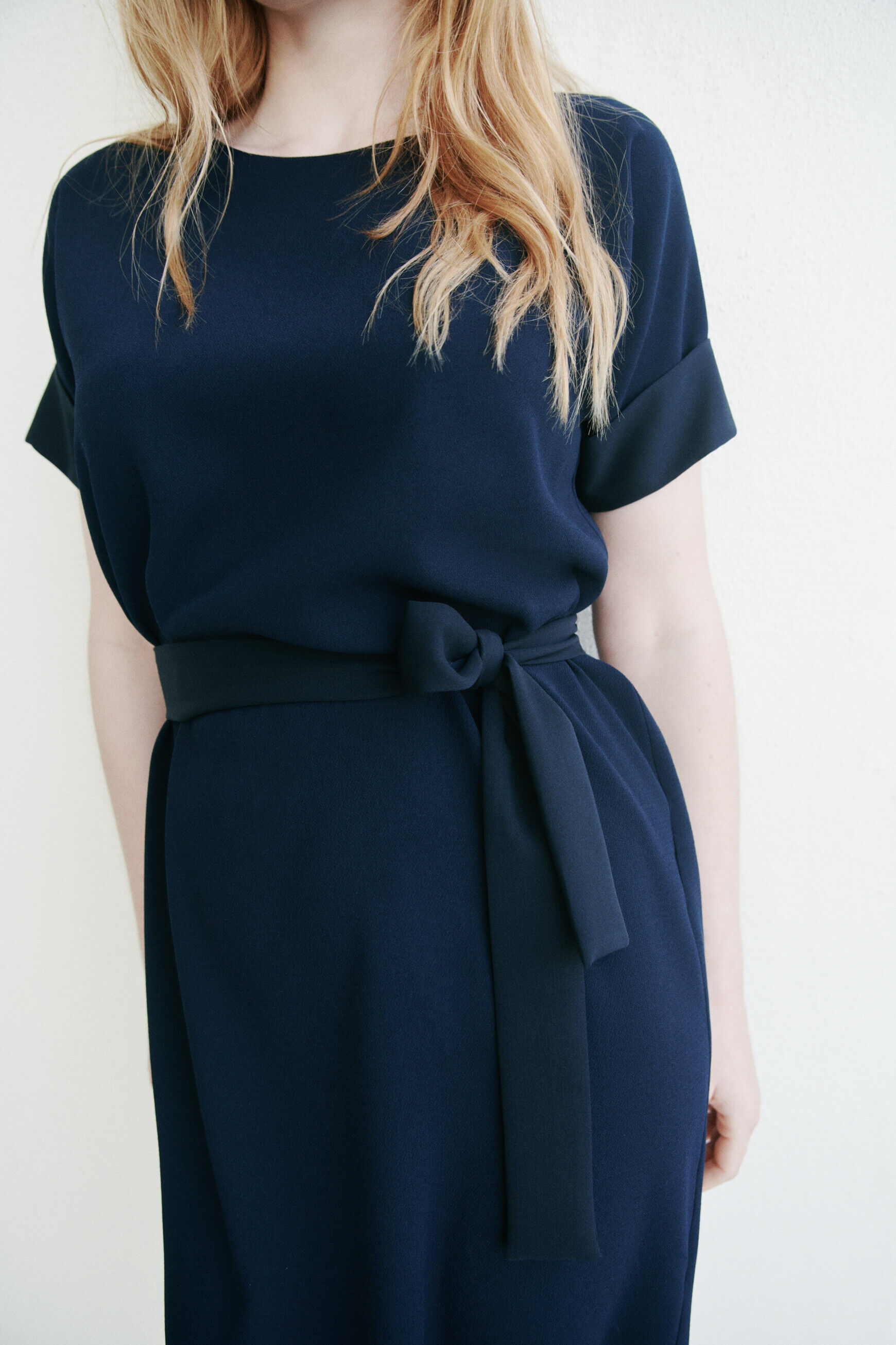 Robe rosalie bleu marine femme