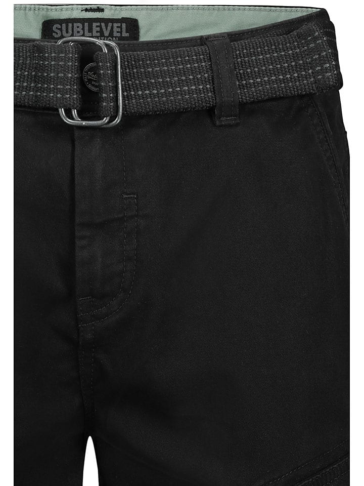 Sublevel Cargobermudas in Schwarz günstig kaufen
