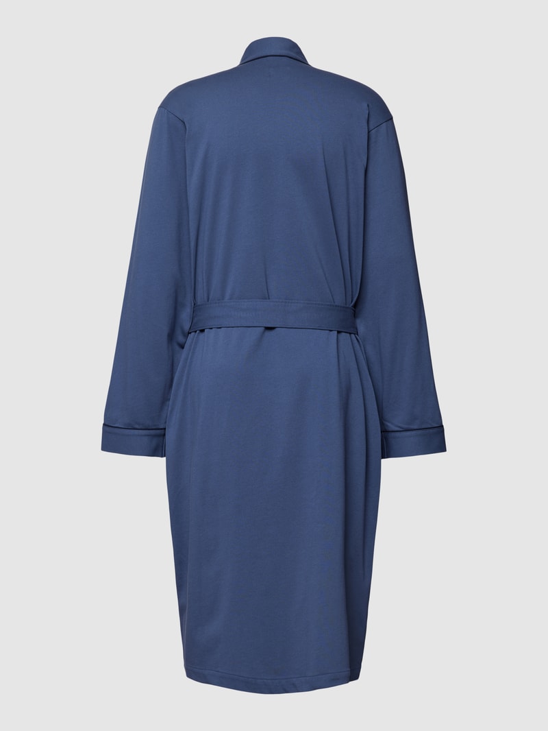 Kimono mit Taillengürtel in blau