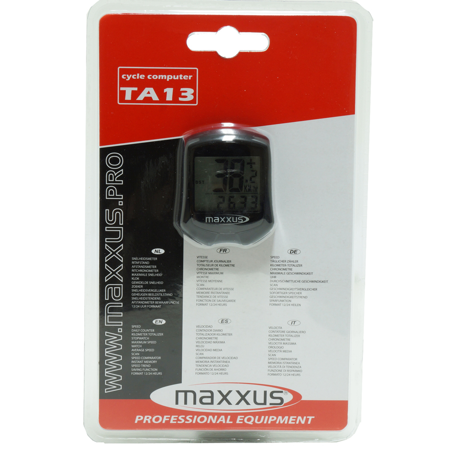 Fahrradcomputer mit 13 Funktionen, von Maxxus, 1 Stück - ATU
