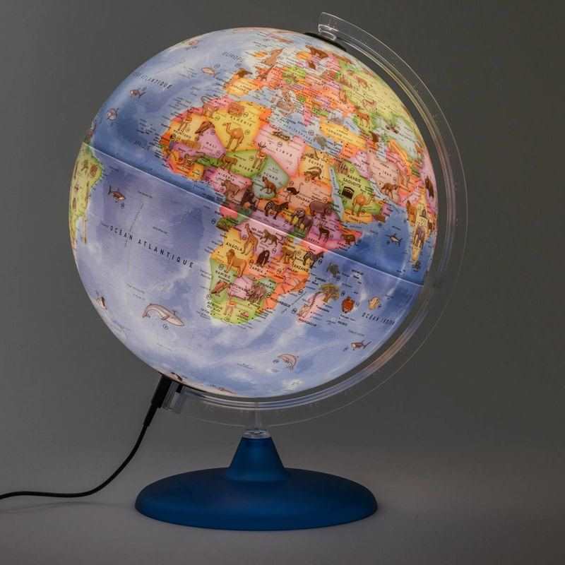 Globe illustré lumineux Oxybul
