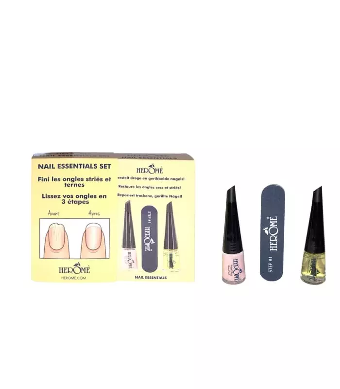SET POUR ONGLES SECS ET STRIÉS Soin des ongles