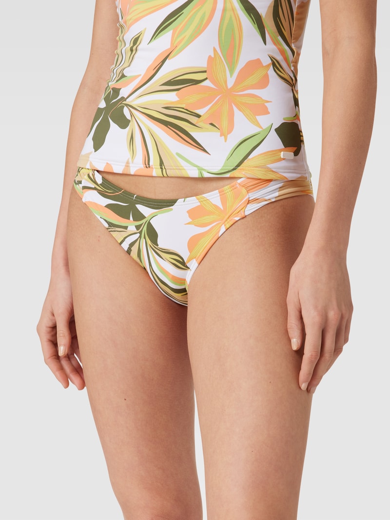 Bikini-Hose mit Allover-Muster Modell 'PT BEACH CLASSICS MODERAT' in offwhite