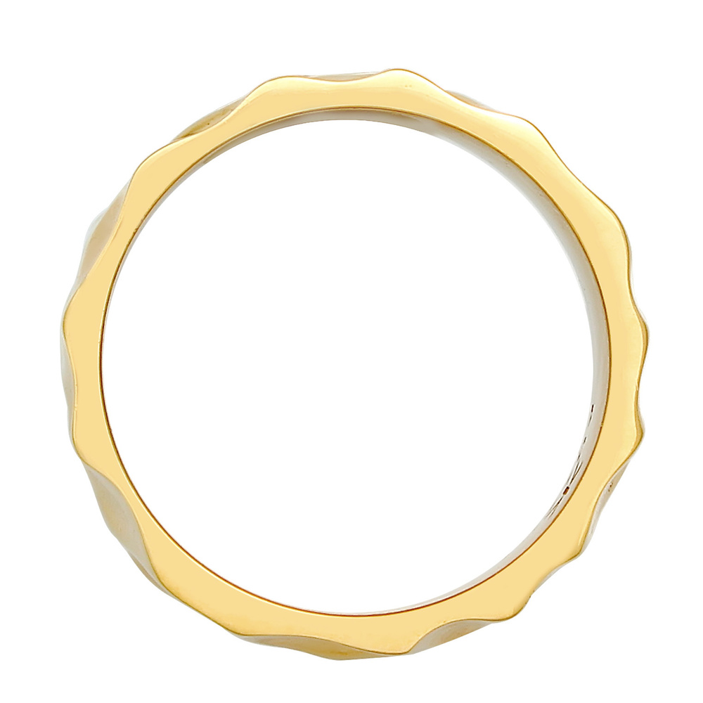 KUZZOI KUZZOI Bague à anneau pour homme martelée d'occasion ayant l'air solide en argent Bague
