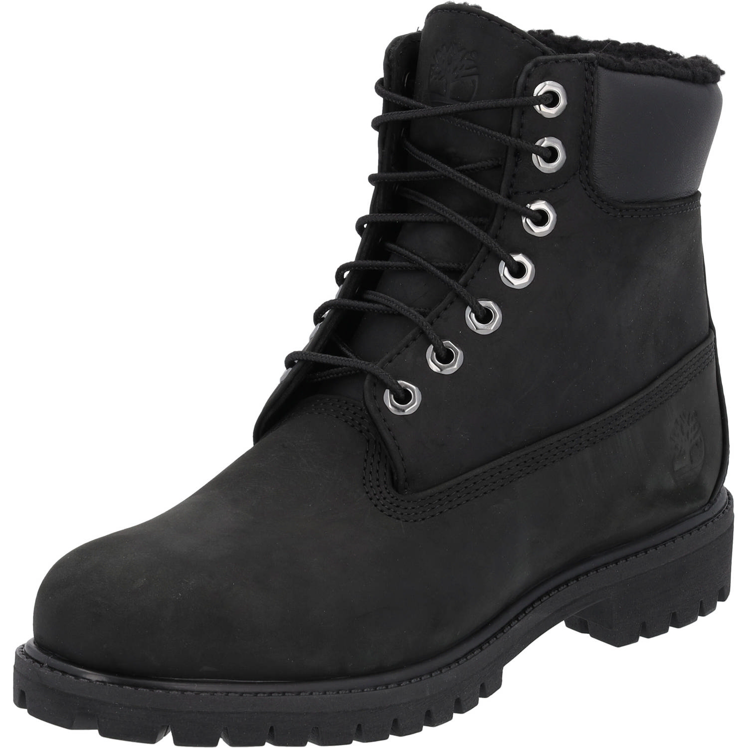 Timberland 6in Premium Fur M, Winterstiefeletten, Herren, Schwarz