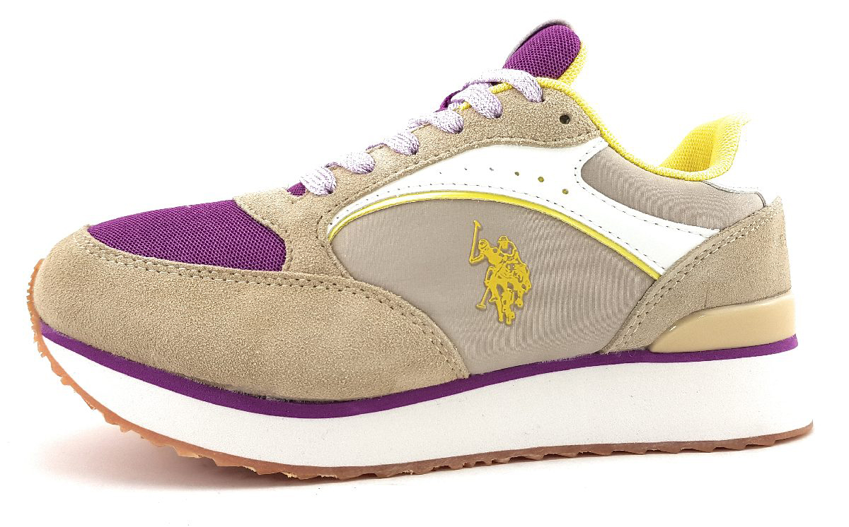 US Polo FEY005-VIO-MIL01 Beige MIL01 beige/violett