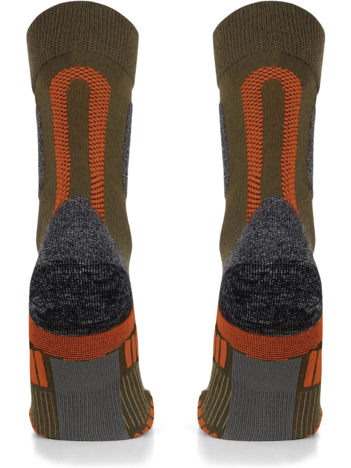 normani 2 Merino Trekking Socken mit Frotteesohle in Oliv günstig kaufen