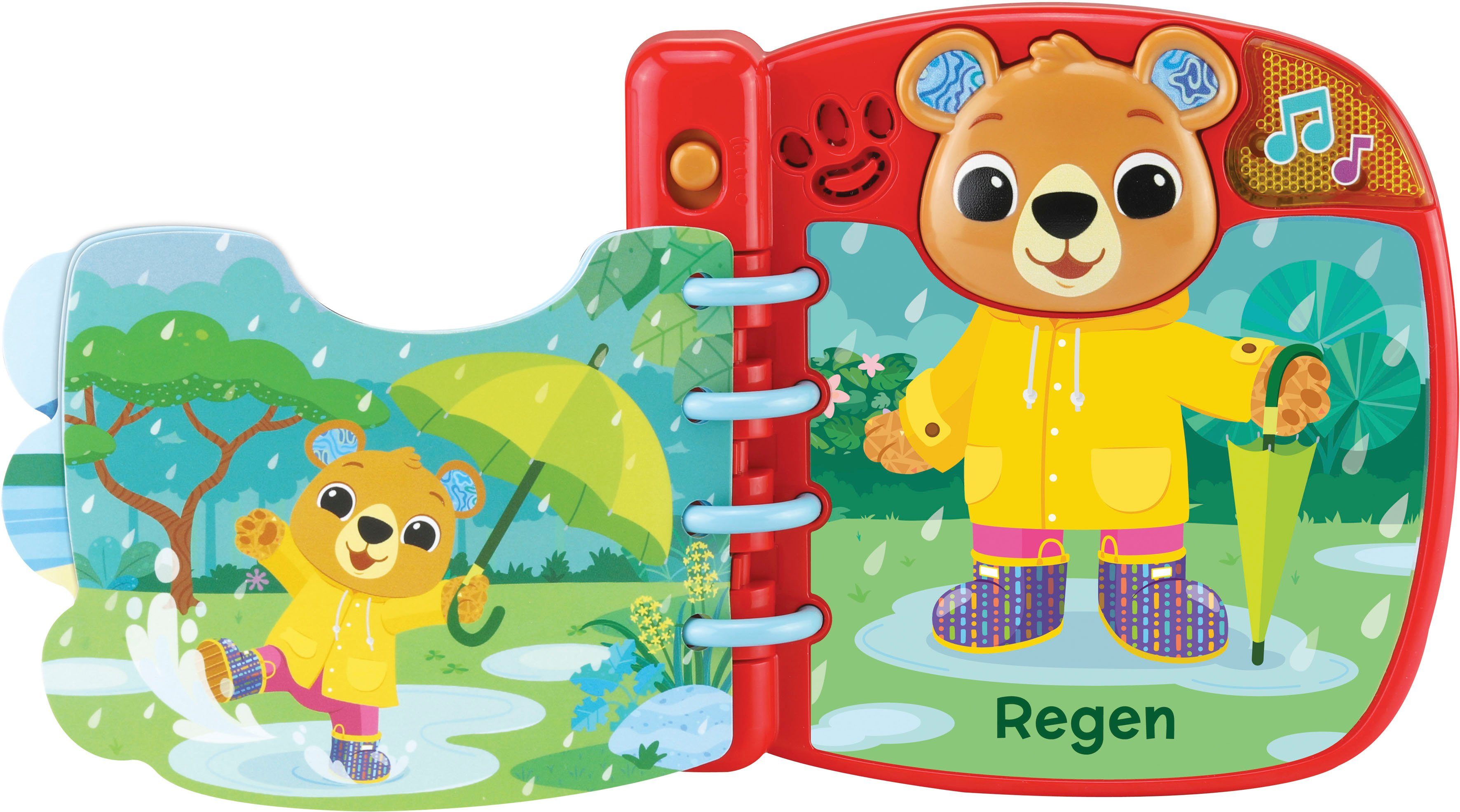 Vtech® Buch Vtech Baby, Zieh-mich-an-Bärchenbuch, mit Licht und Sound
