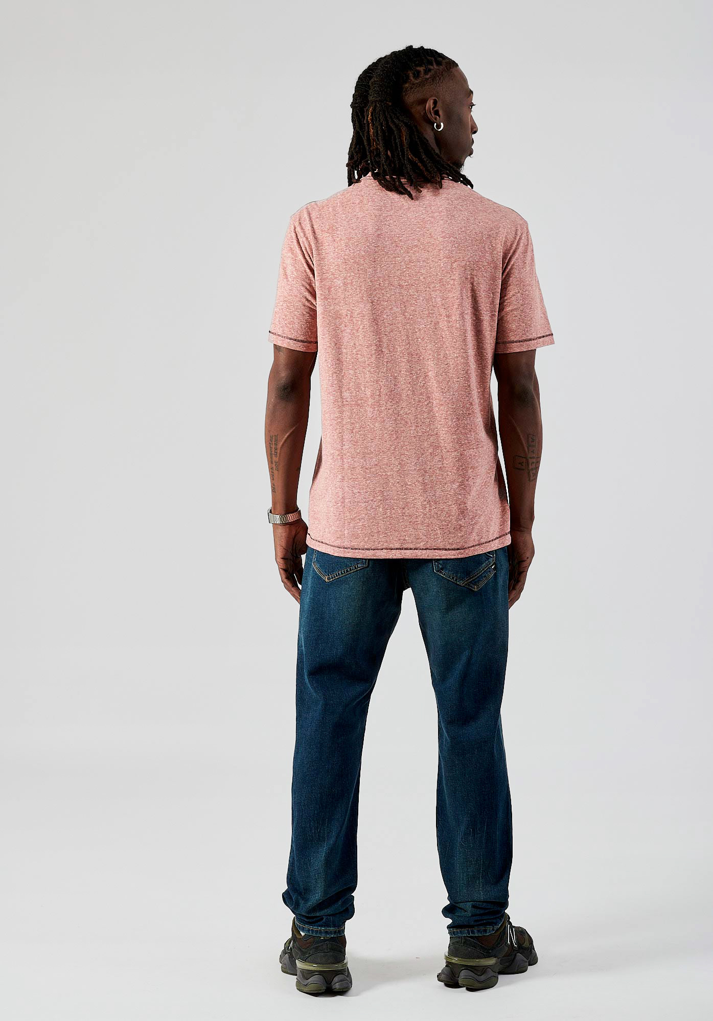 BASE   T-shirt rouge homme
