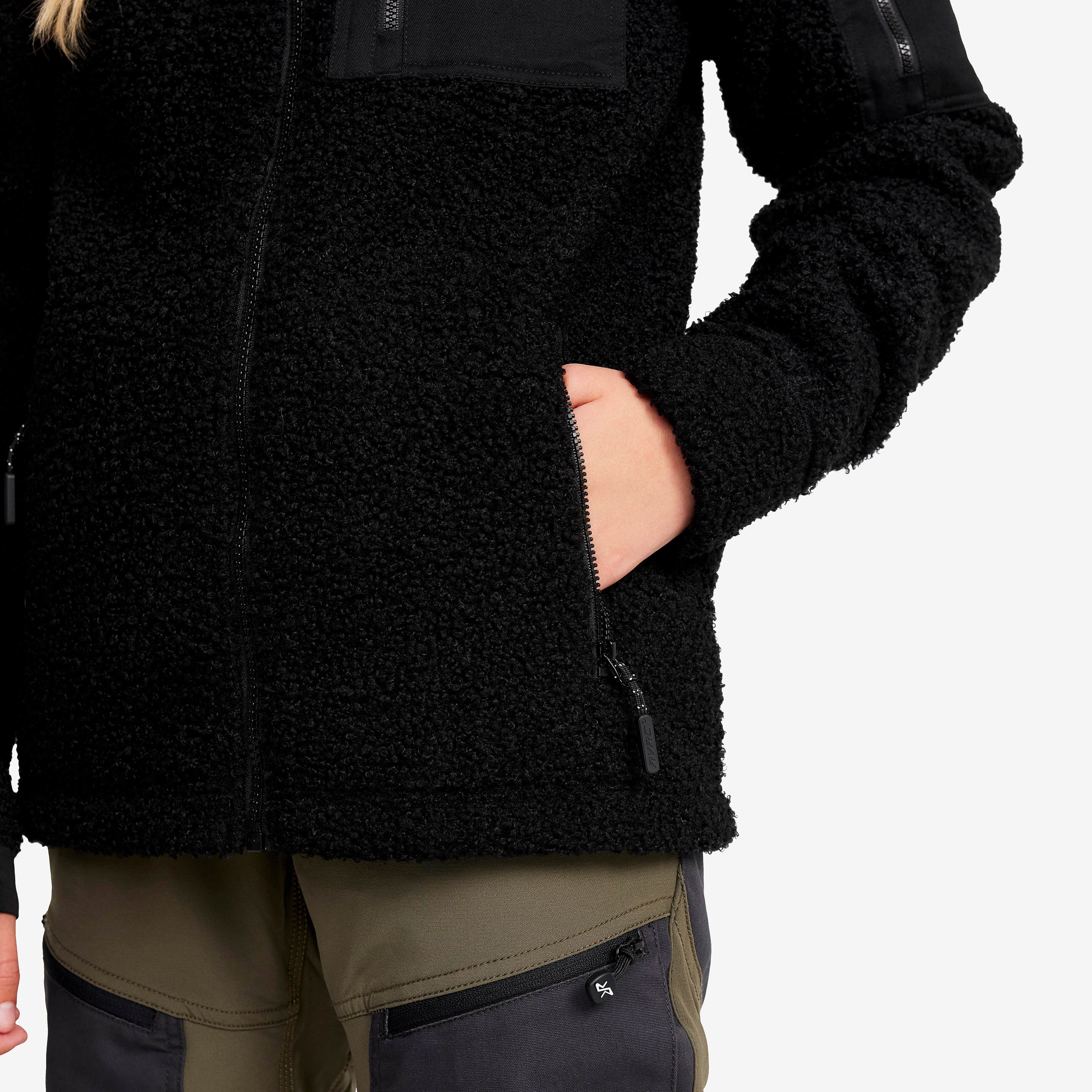 Bigfoot Pile Fleece Teens Jetblack