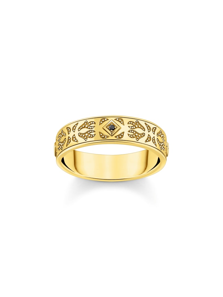 Thomas Sabo Ring in gold, schwarz günstig kaufen