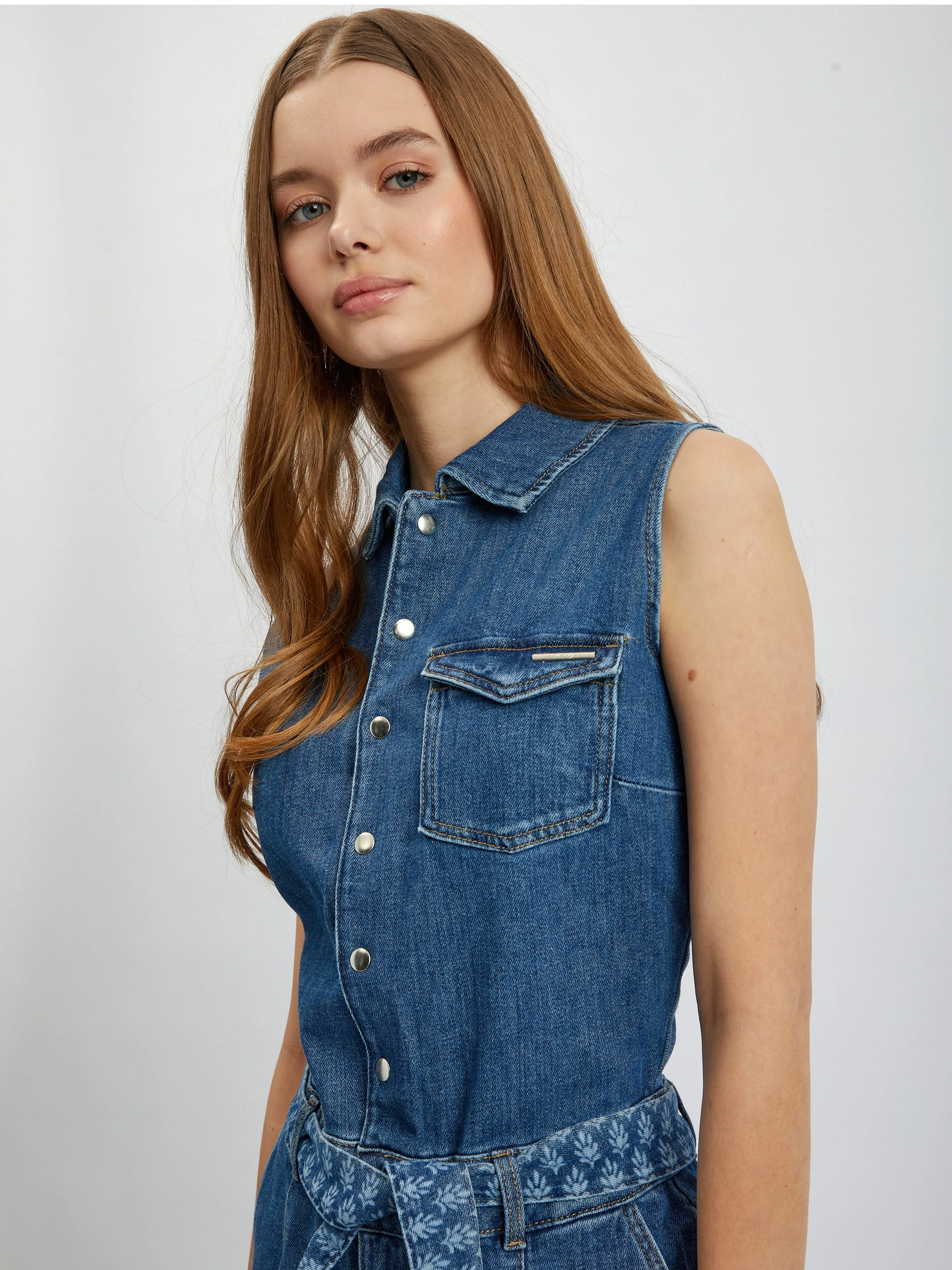 Blauer Damen-Denim-Overall ORSAY