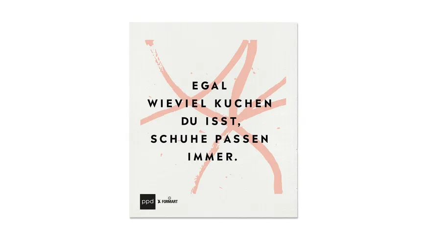 ppd Schuhe passen immer Schwammtuch