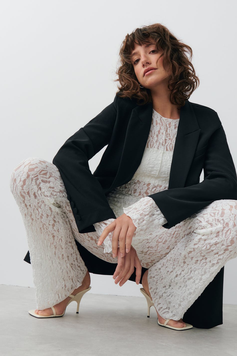 Lace trousers