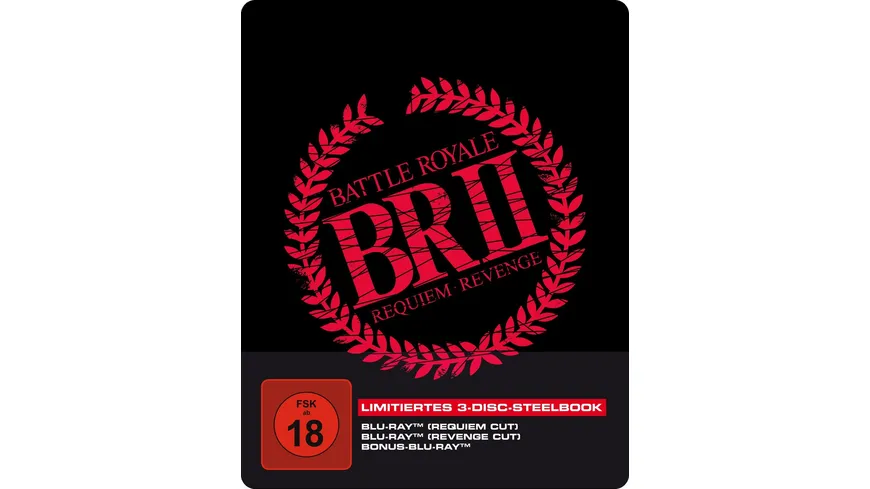 Battle Royale 2 - Limitiertes 3-Disc SteelBook inkl. Requiem Cut, Revenge Cut und Bonus-BD (Blu-Ray)