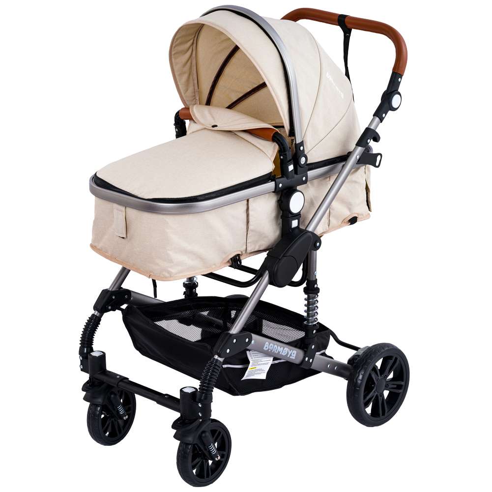 Barmøya 3 in 1 Kombi-Kinderwagen Komplettset beige