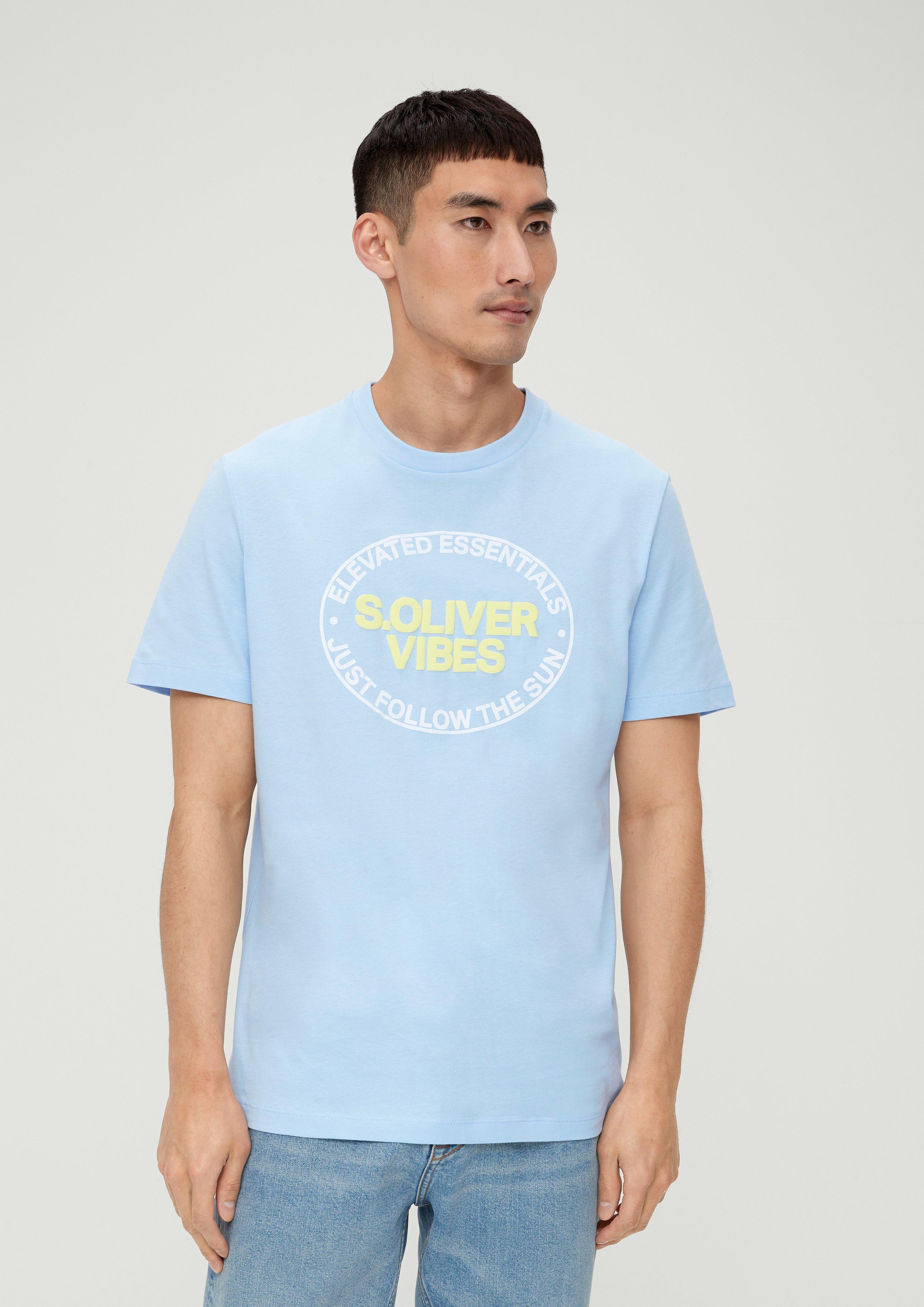 Baumwollshirt mit Frontprint  2131370-50D1