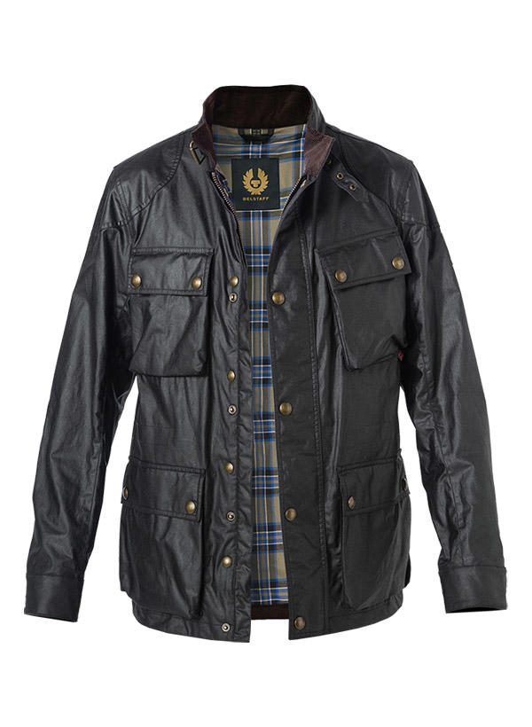 BELSTAFF, Jacke Fielmaster, Baumwolle gewachst, schwarz