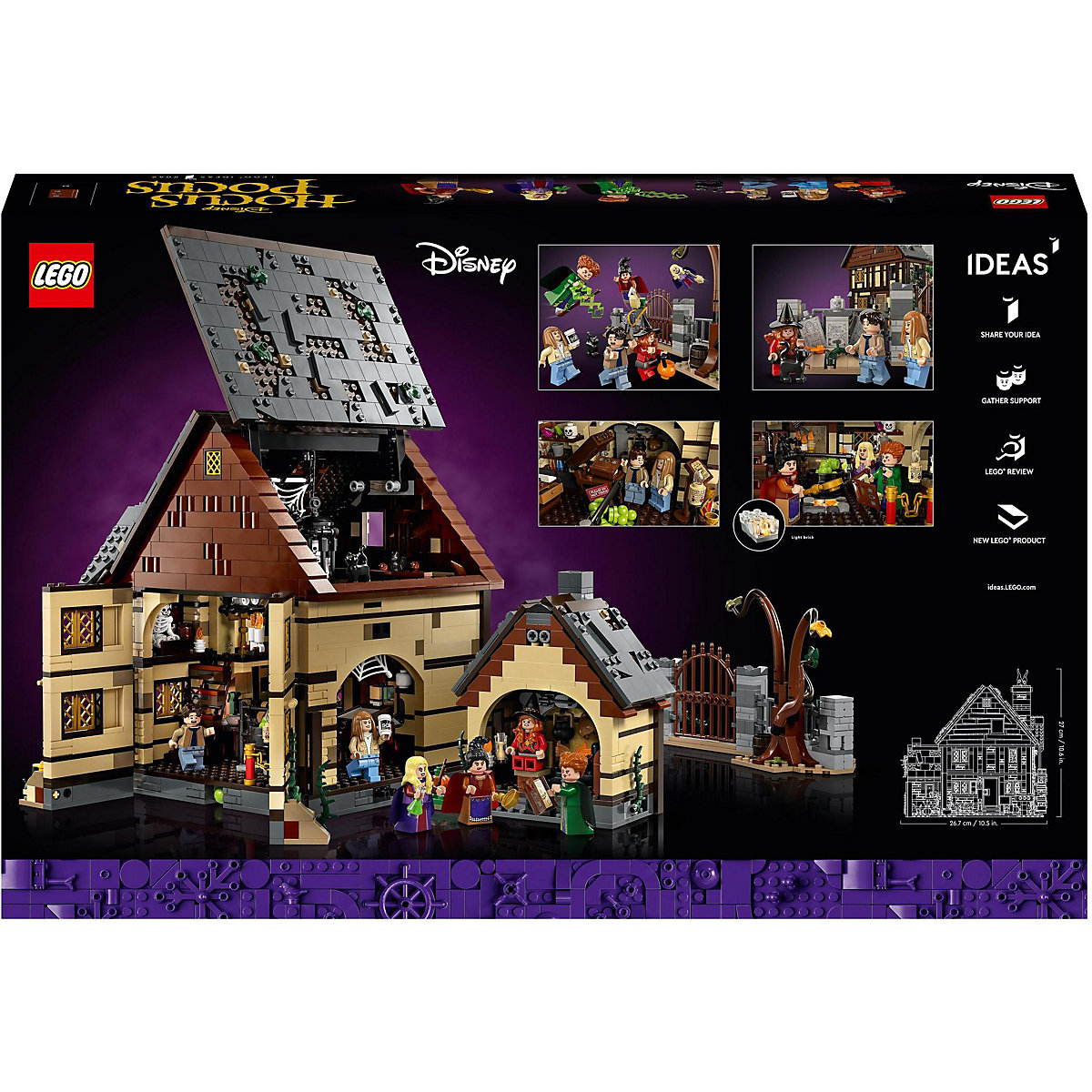 LEGO® Ideas 21341   Hocus Pocus: Das Hexenhaus der Sanderson-Schwestern