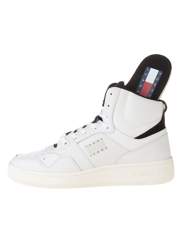 Tommy Hilfiger Shoes Leder-Sneakers in Creme günstig kaufen 40