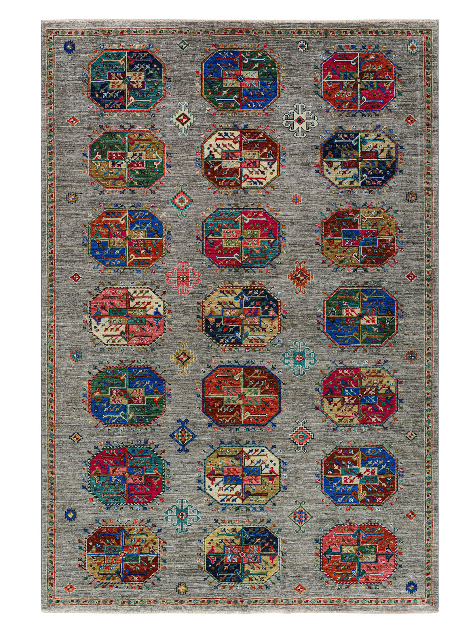 Buchara Ghazni ca. 205 x 301 cm, Unikat / Einzelstück
