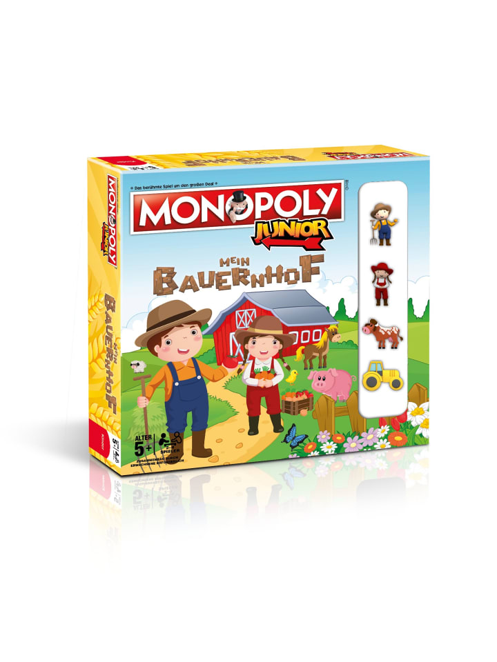 Winning Moves Monopoly Junior - Mein Bauernhof Brettspiel in bunt günstig kaufen onesize