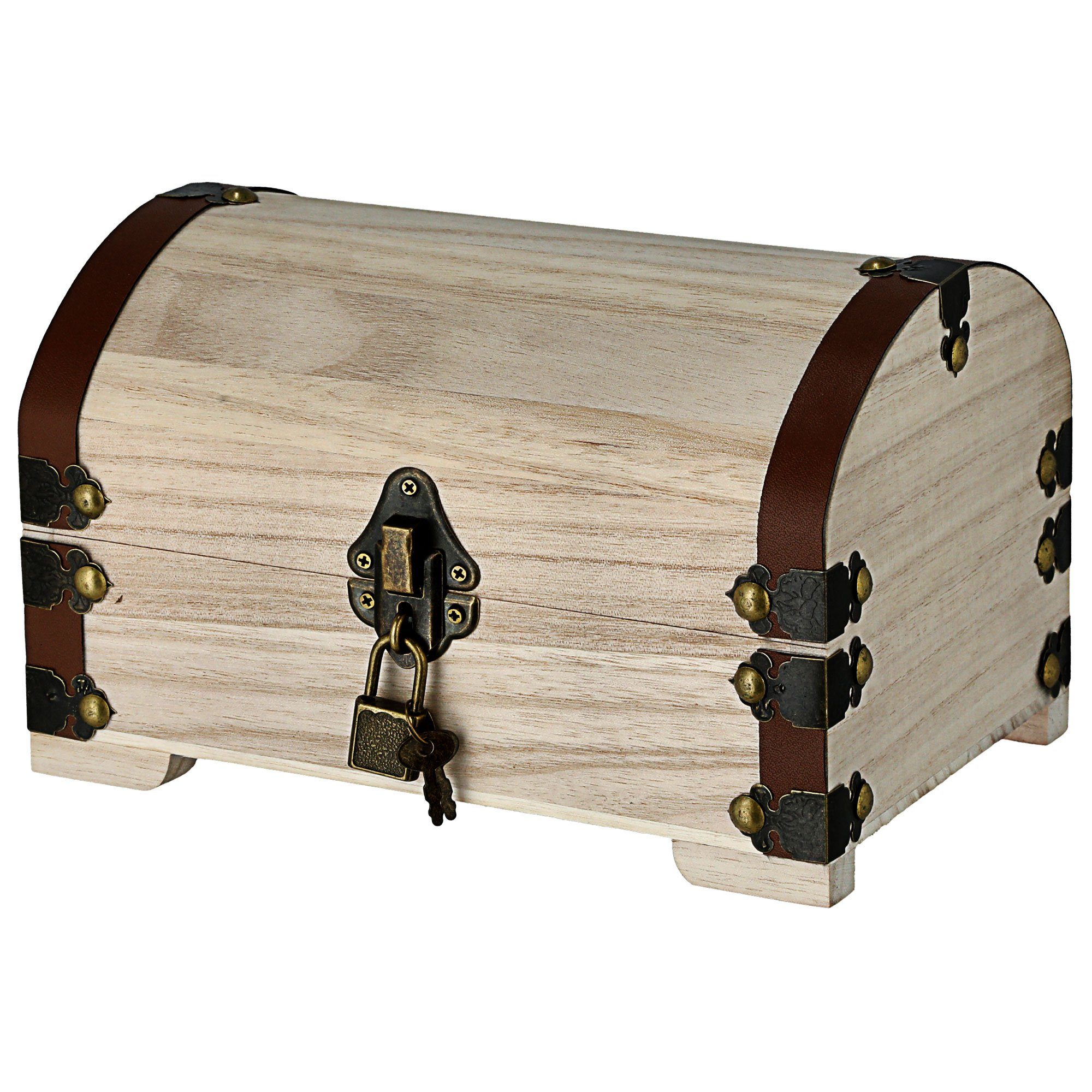 CEPEWA Truhe Holztruhe Truhe Aufbewahrung Schatztruhe Holz