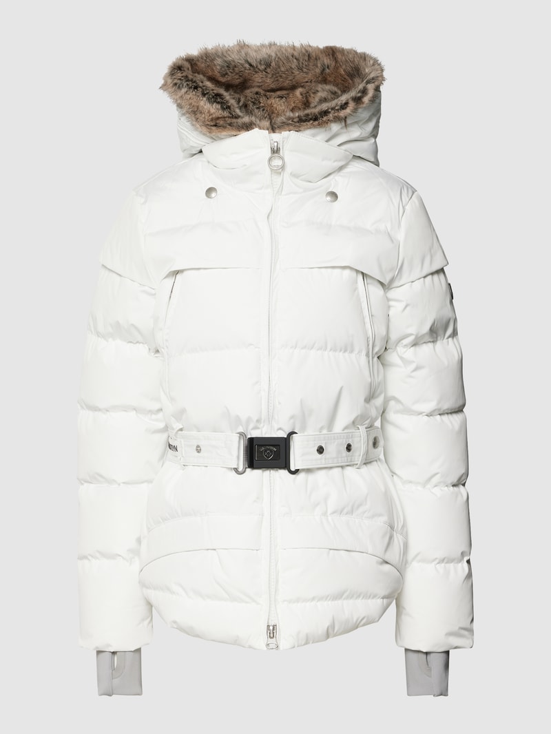 Tivana 382 Funktionsjacke mit Webpelz in weiß