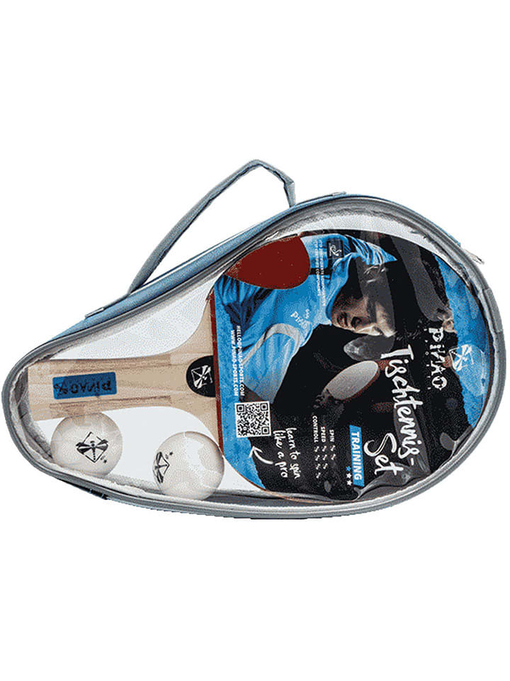 PINAO 5tlg. Tischtennis-Set in Schwarz/ Rot- ab 4 Jahren günstig kaufen onesize