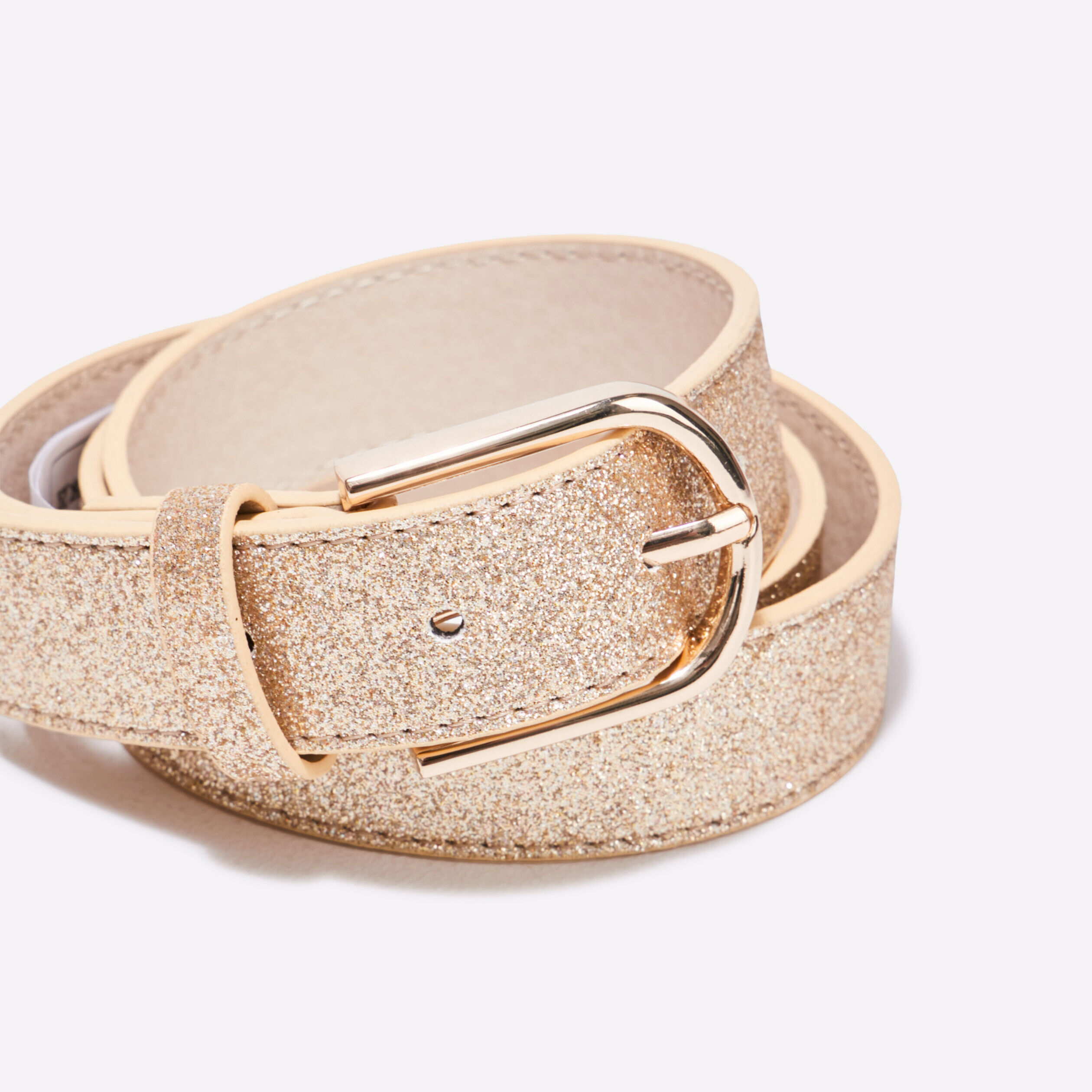 Ceinture pailletée couleur or femme | Cache Cache