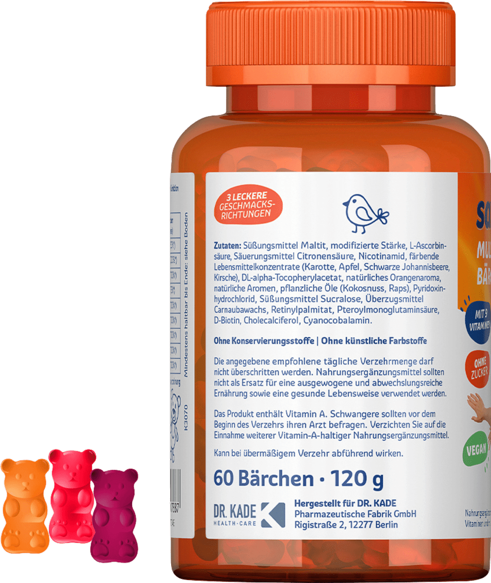 Multi-Vitamin Bärchen 60 St, 120 g