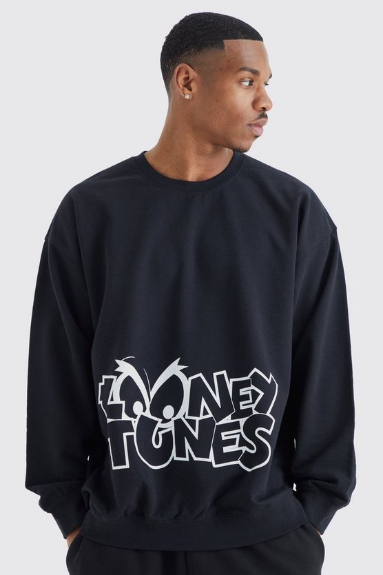 Oversize Sweatshirt mit lizenziertem Looney Tunes Print