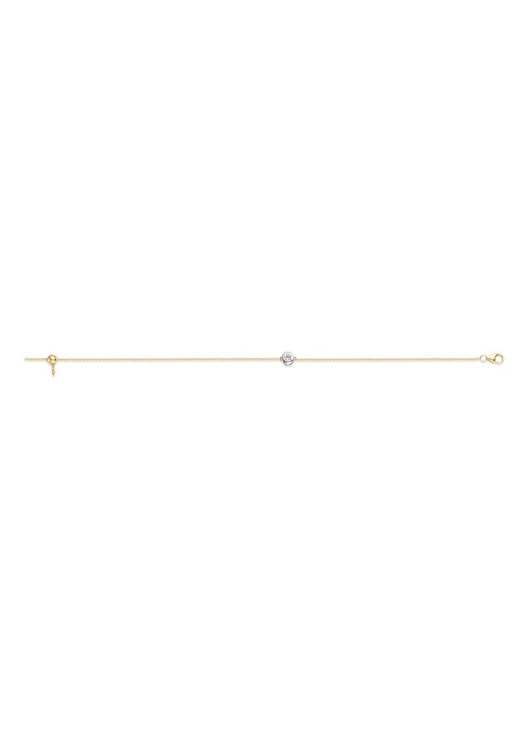Bracciale Blush in oro giallo 14 carati con zirconi cubici 2167YZI
