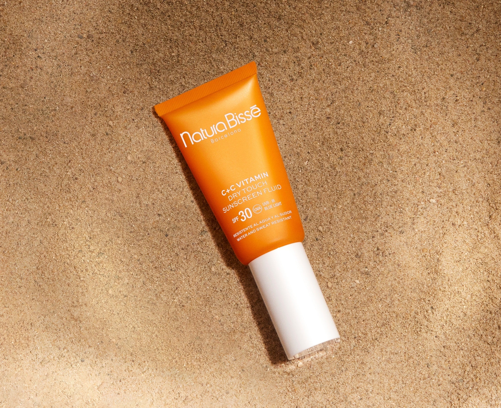 C+C Vitamin Dry Touch solcremevæske SPF30 - Solar Visual High protection.