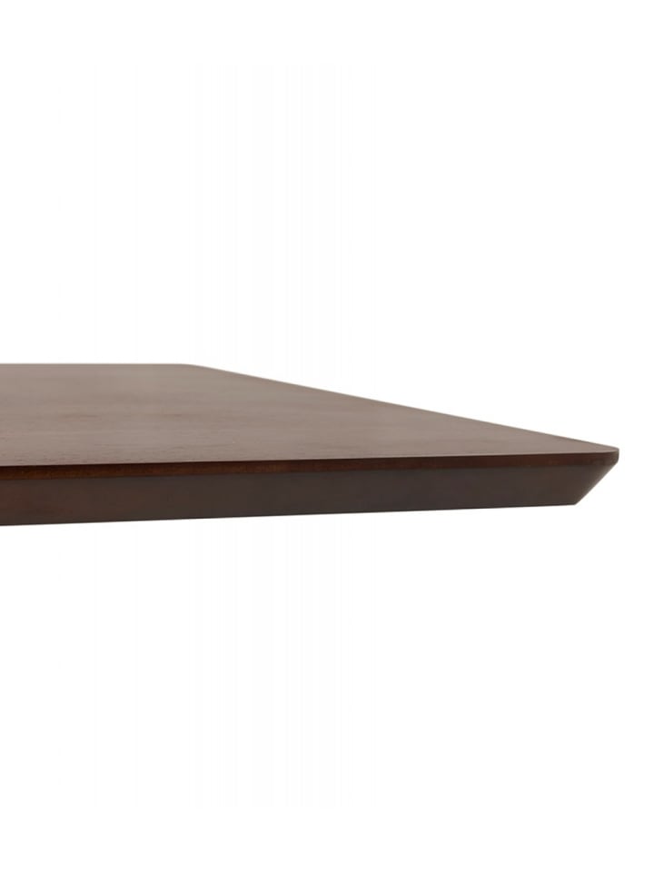 KADIMA DESIGN Stehtisch aus Holz und Metall mit Walnutt Optik | Elegant Modern in Braun günstig kaufen