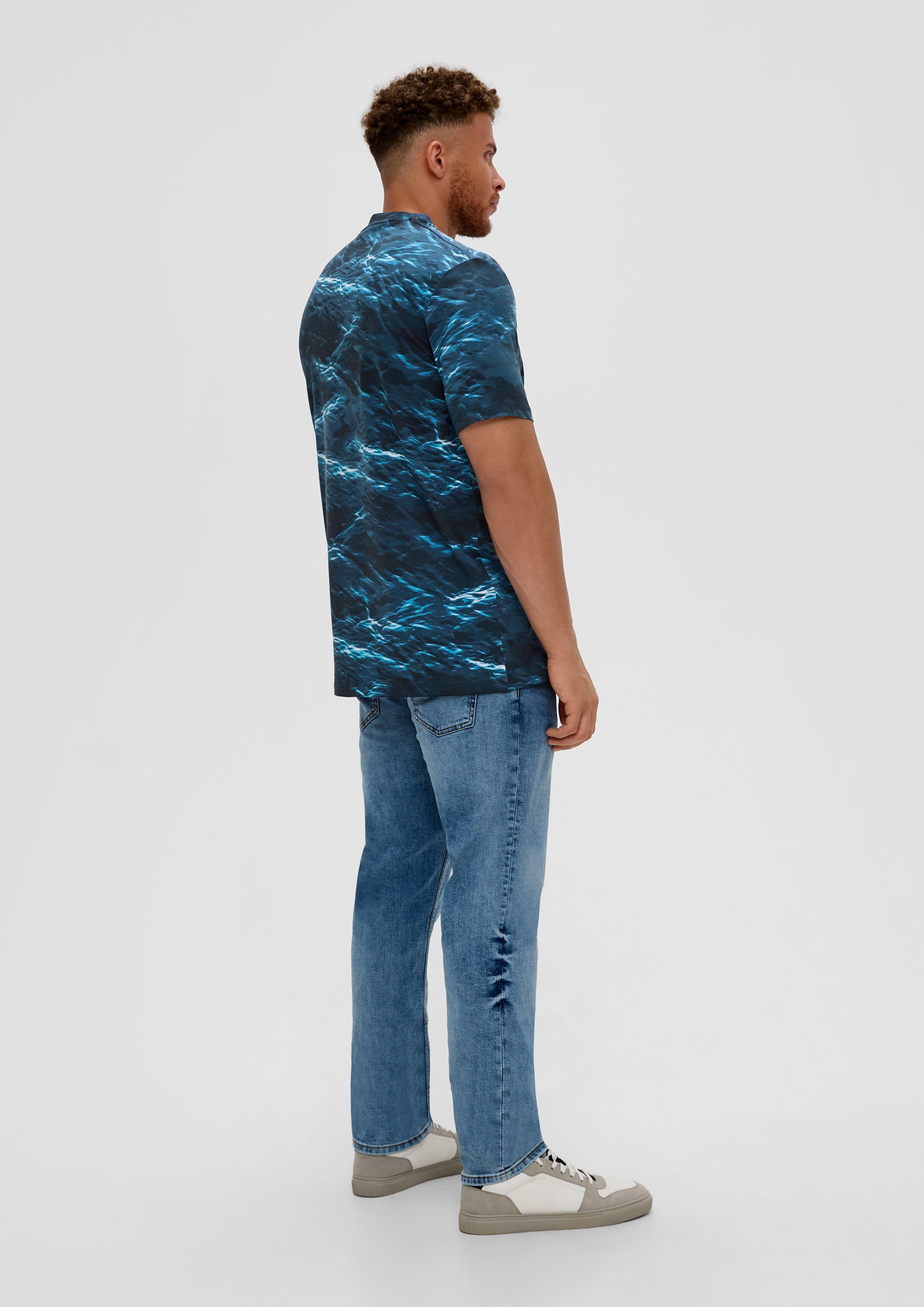 T-Shirt aus Baumwollstretch  2139667-69F1
