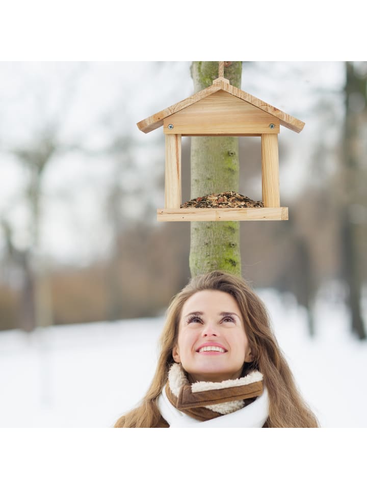 relaxdays Vogelhaus in Natur günstig kaufen onesize