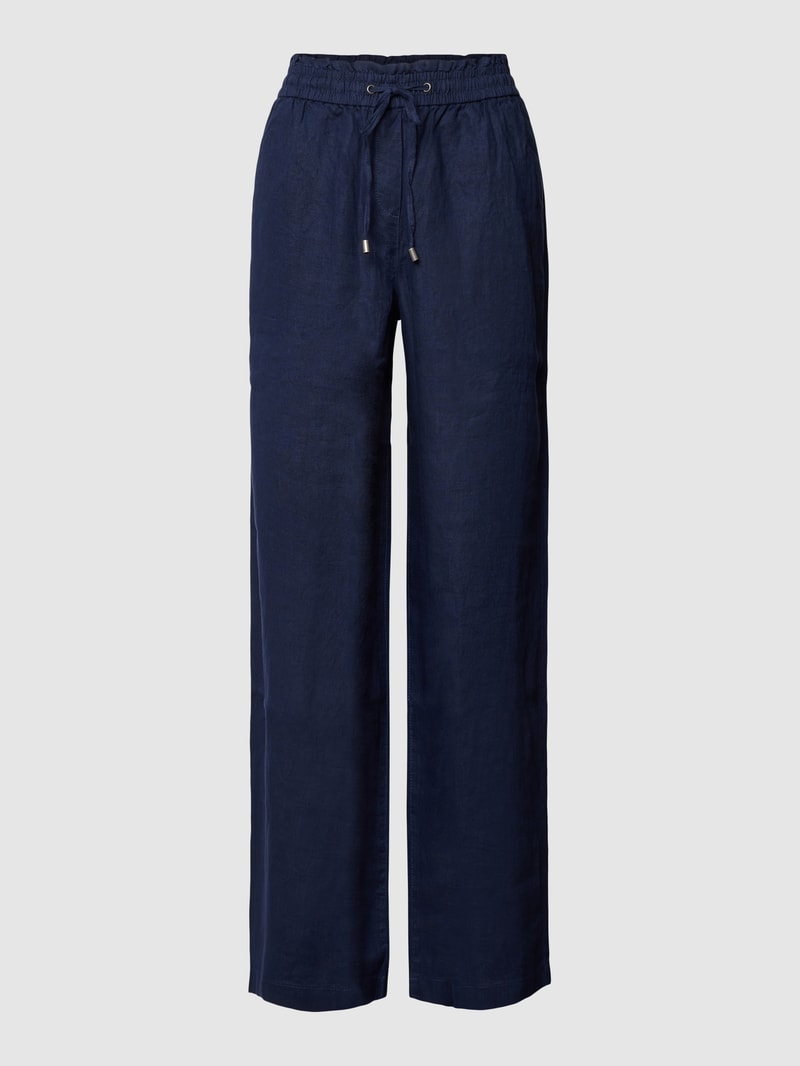 Hose mit elastischen Bund in marineblau