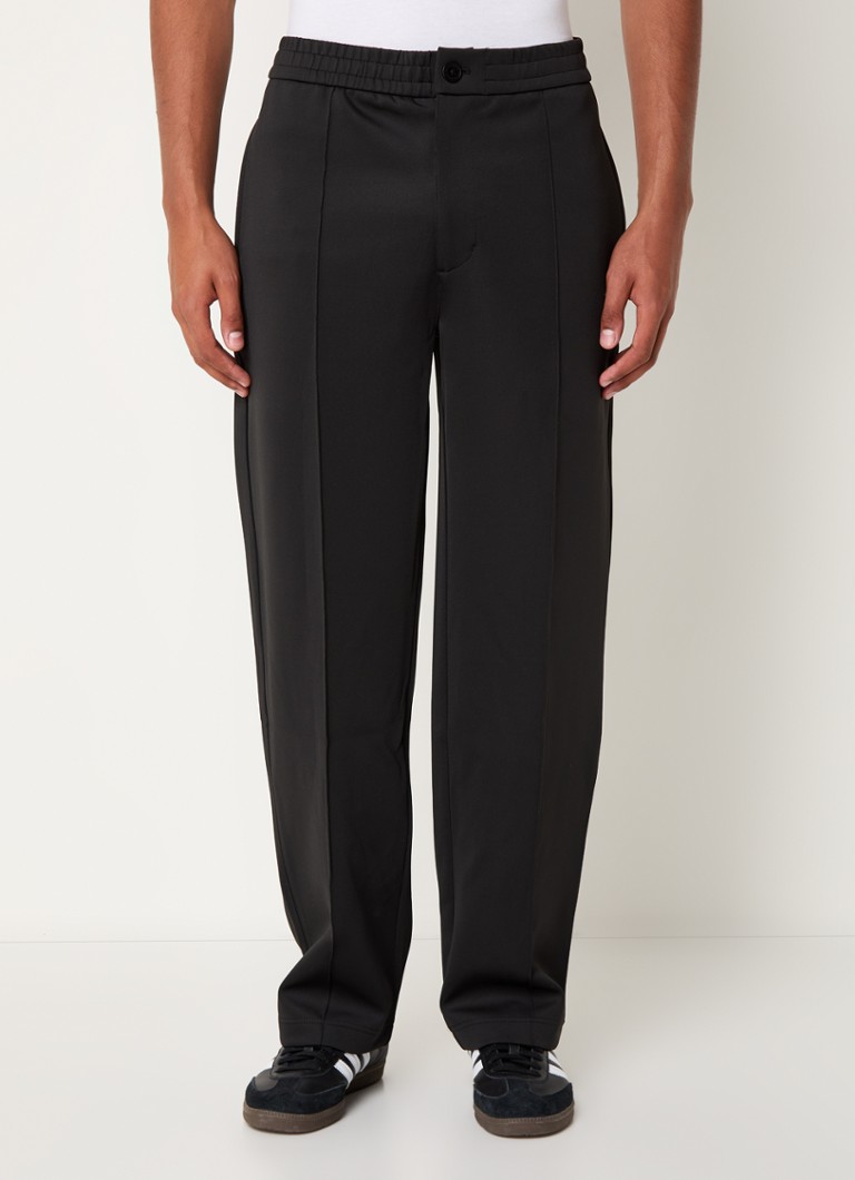 The New Originals Workman straight fit track pants with logo embroidery and side pockets