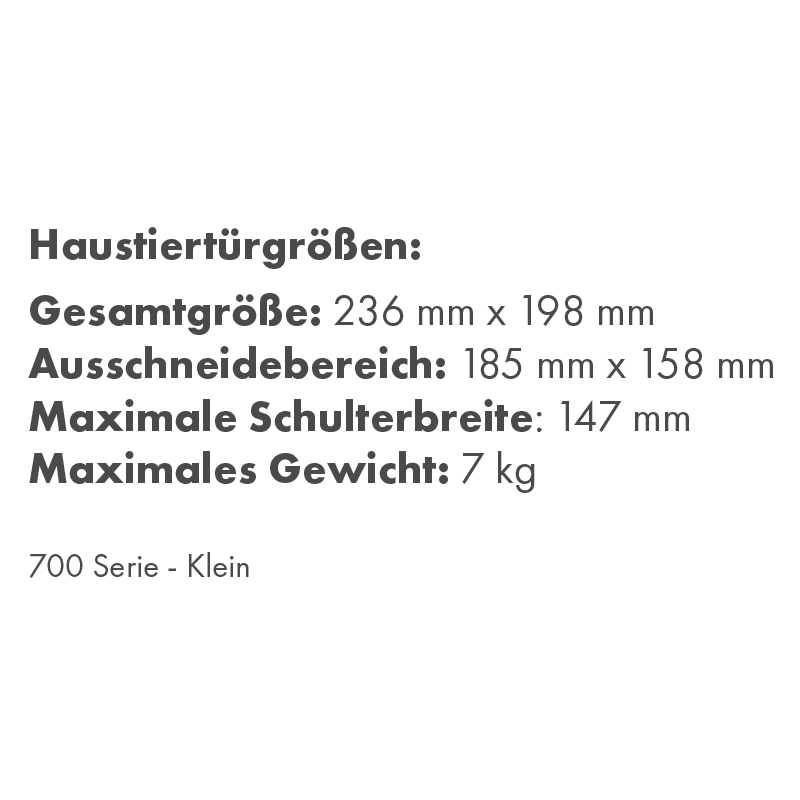 PetSafe Klappen & Türen PetSafe 2-Wege Haustiertür braun S