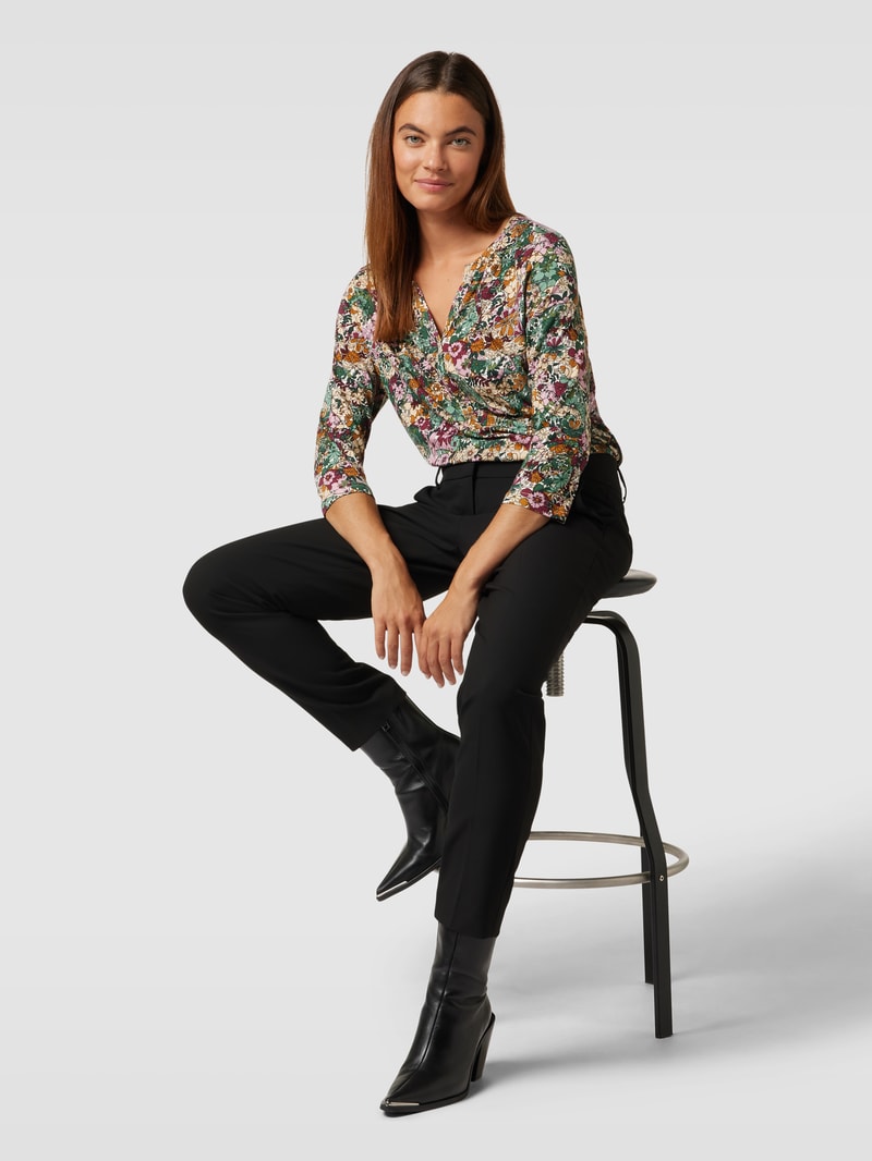 Longsleeve mit 3/4-Arm Modell 'FELICITY' in smaragdgrün