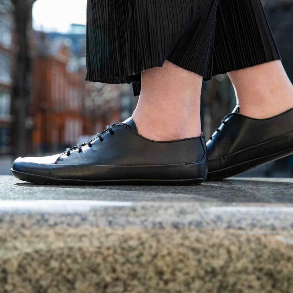 Vivobarefoot Opanka Sneakers II Womens Obsidian Barfuß-Halbschuhe