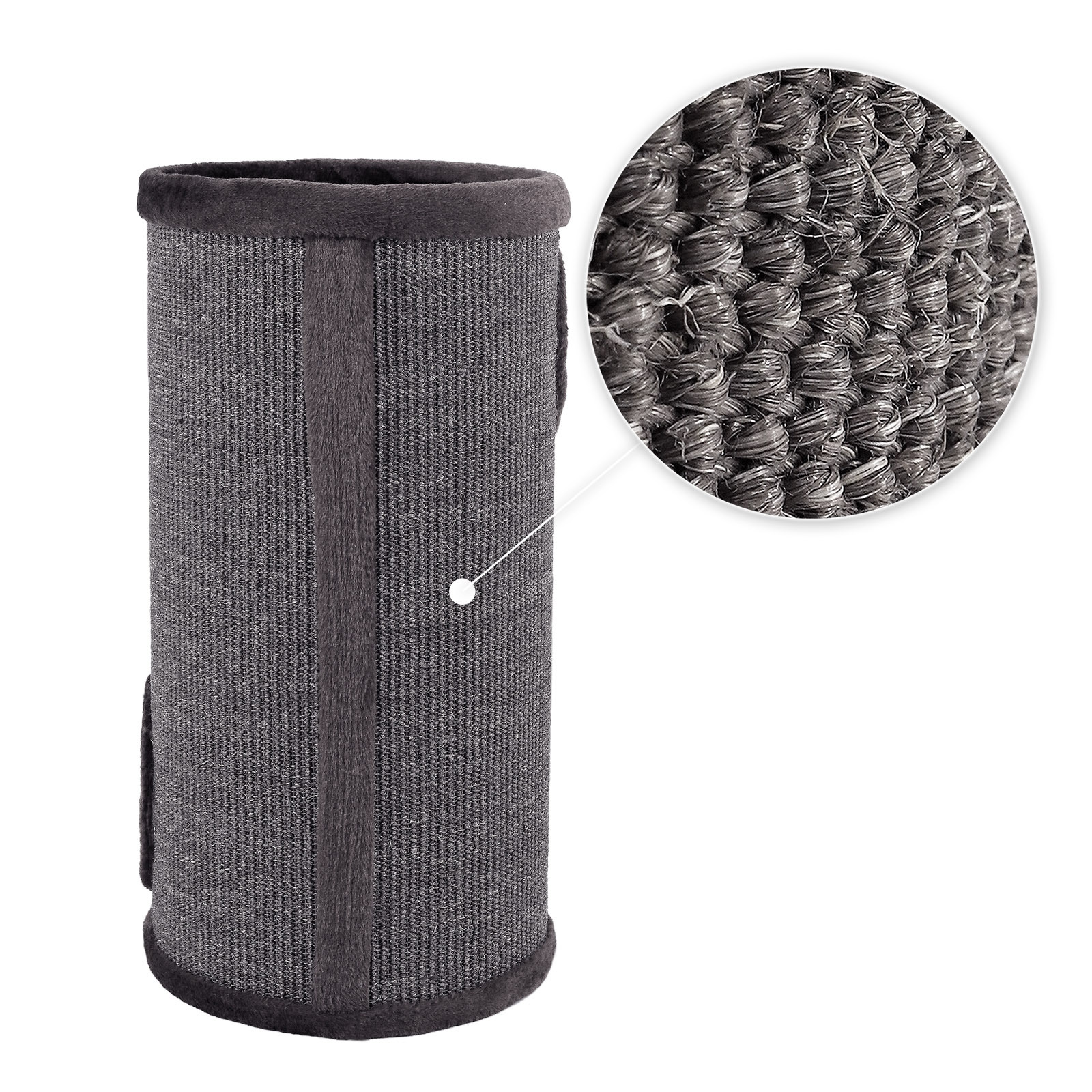 Lionto Kratztonnen Lionto 70cm Kratztonne mit Sisal grau